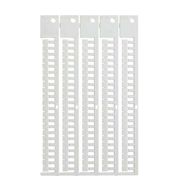 Terminal Block Tag Polycarbonate 5.00 mm H x 5.00 mm W Box of 1430 Pieces, 1430PK